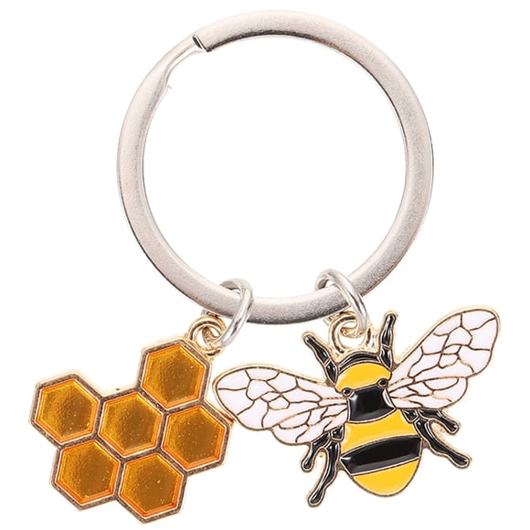 WORGEOUS Llavero colgante abeja abeja llavero llavero llavero anillo de llave llavista novedoso