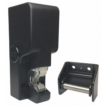 - Securitron Gate Lock, Surface Mount Black Powder Coated Aluminum GL1-FL