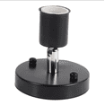 thumbnail image 3 of Portalámparas de metal vintage E27, portalámparas de techo, soporte de pared, lámpara colgante, lámpara de techo para el hogar, portalámparas E27 (negro), 3 of 5