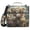 Cute Bear Eat Ice Cream, variant on 3 Ring Zipper Binder with Shoulder Strap Waterproof Trapper Keeper 2 Inch D-Ring 500 Sheets Capacity Watercolor Turtle Jellyfish