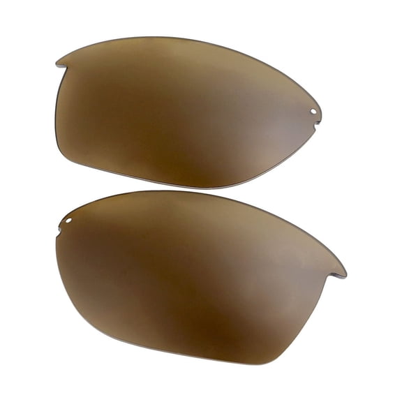 Walleva Brown Mr.Shield Polarized Replacement Lenses for Oakley Unstoppable Sunglasses
