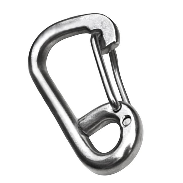 Durable Spring Snap Hook Mosquetón Llavero Hebilla Colgante Hardware Para ejercicio Al Hecho de material acero Inoxidable 304 M16x160mm