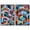 Black Frame, variant on Cubic Harmony Set Canvas Print Colorful Wall Decor Set by Art Remedy, Gallery Wrapped, 24 x 36