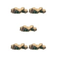 thumbnail image 1 of maskred Miniature Garden Bridge Made Of Tree Stump Gift Choice Micro Landscape Decoration Garden Miniatures 5Set, 1 of 6
