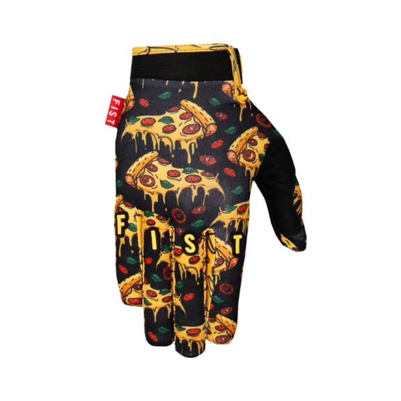 Fist Strapped Slice Of Heaven Motorcycle Gloves Black Small