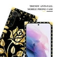 thumbnail image 5 of FKBRCL4U Compatible with Samsung Galaxy S23 Case, Shine Gold Rose Luxury Golden Decoration for Girl Women Soft TPU Shockproof Protective Hard PC Back, 5 of 7