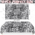 thumbnail image 2 of Mantel PTECDROTS Stone Wall, 12 unidades, 130 x 220 cm, impermeable, 2 of 8