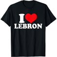 thumbnail image 1 of J'aime Lebron, T-Shirt I Heart Lebron - Blanc - TG, 1 of 2