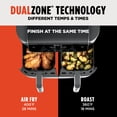 thumbnail image 2 of Ninja DualZone Pro Air Fryer 8-Qt, 2 Baskets, Smart Finish, Cook 2 Foods at Once, 4-in-1, DZ800 Black, 2 of 5
