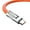 No DD orange-2m, variant on Long Type C Charging Cable 120W Super Fast Charging Dynamic Display Real Time Monitoring Cord For Multiple Devices
