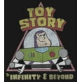 thumbnail image 2 of Girl's Toy Story Infinity and Beyond Buzz  Graphic Tee Black X Large, 2 of 4