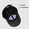 thumbnail image 3 of Gorro de invierno con agujero para cola de caballo para mujeres y hombres, para viajes al aire libre, de piel sintética, con retazos de lana de cordero, gorra de béisbol, 3 of 5