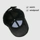 thumbnail image 3 of Gorro de invierno con agujero para cola de caballo para mujeres y hombres, para viajes al aire libre, de piel sintética, con retazos de lana de cordero, gorra de béisbol, 3 of 5