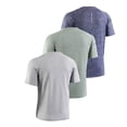 thumbnail image 6 of Leey-World T Shirts Men Mens Casual Slim Fit Short Sleeve T-Shirts Soft Lightweight V-Neck/Crew-Neck Size(Grey,XL), 6 of 7