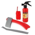 thumbnail image 4 of Kit de juguetes de bombero para niños, casco, extintor de incendios, hacha de intercomunicación, juego de llaves, regalo para niños y niñas, 5 uds., 4 of 5