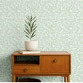 thumbnail image 2 of S4Sassy Papier Peint Imperméable Inspiré de la Nature, Finition Texturée, Motif Classique Feuille pour Murs, Armoires, Commode, Rouleau de Papier Peint Vinyle Auto-Adhésif - Vert (25"X120 Pouces), 2 of 9