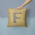 thumbnail image 2 of Carolines Treasures CJ2004-FPW1414 Letter F Musical Instrument Alphabet Canvas Fabric Decorative Pillow  14Hx14W, 2 of 4