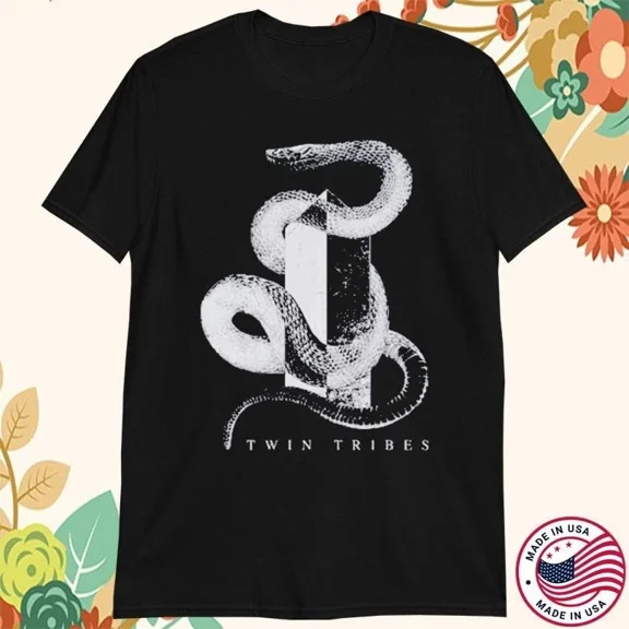 Reprint Rare New Twin Tribes Band Album Heavy Cotton Black S-5XL Unisex T Shirt BT445