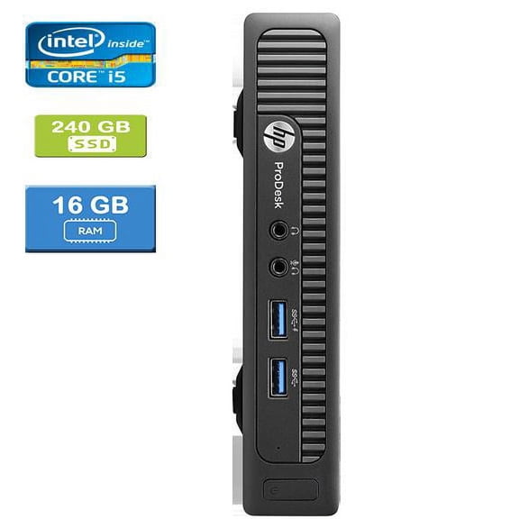 Used: HP 600 G1 MINI Intel Core i5-4570S 2.90 GHz, 16GB, 240GB SSD, Win 10 Pro
