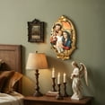 thumbnail image 2 of LuxenHome Holy Family Wall Plaque, Oval Religious Decor Featuring Joseph, Mary & Baby Jesus for Prayer Room & Faithful Home, 2 of 12