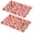 Pioneer Flower Floral, variant on Placemat, Pioneer Flower Floral Print Pattern Place Mats Table Mat Set Of 2, PVC Washable Placemats for Party Kitchen Dining Decoration, 18x12 Inch, Fade Resistant