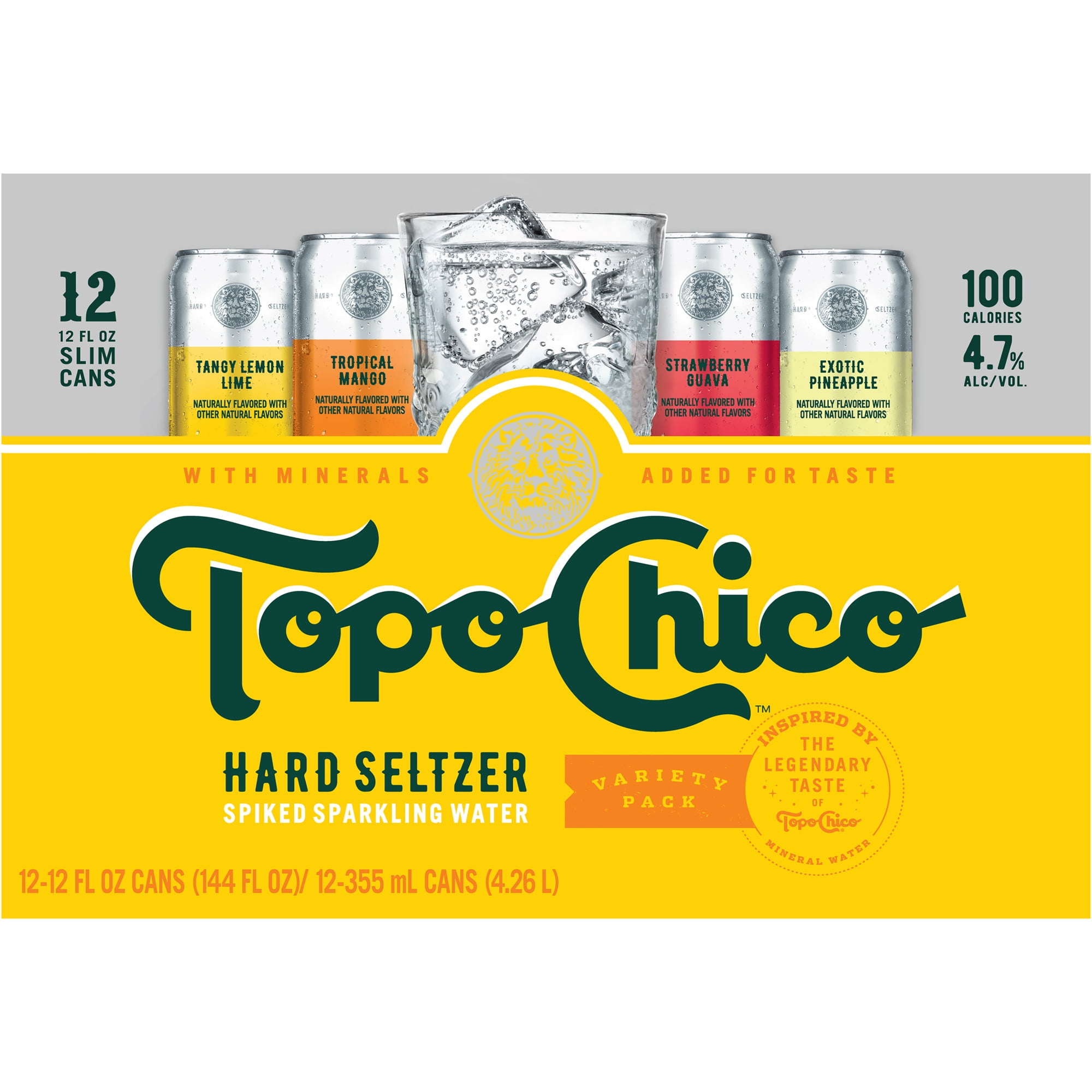 Topo Chico Hard Seltzer Variety Pack, 12-pack – Transpirits