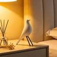 thumbnail image 4 of Resin Ornaments White Eames Bird Resin Figurine Small Decorative Statue for Home Office Desk Table Decor(1Pcs) Rkxzt, 4 of 9