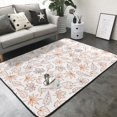 thumbnail image 3 of maple leaves AB Area Rugs for Living Room Bedroom, 5x7 Soft Throw Washable Rug Non-Slip Carpet, Indoor Floor Rug Bedroom Decor Aesthetic, 3 of 7