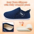 thumbnail image 4 of L-RUN Toddler Slippers Fuzzy Kids Slippers Warm House Shoes for Boys Girls, 4 of 6