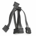 thumbnail image 5 of 4X Câble d'Alimentation 4Pin IDE vers 5 Ports 4Pin Molex vers Multi Port SATA Fil 18AWG pour Disque Dur HDD SSD PC, 5 of 5