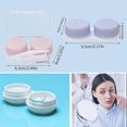 thumbnail image 3 of Contact Lens Cases, Contact Lens Container Box Portable Travel Contact Lens Case Left/right Eyes Contact Lens Holder With Storage Box Tweezers Wearing, 3 of 5