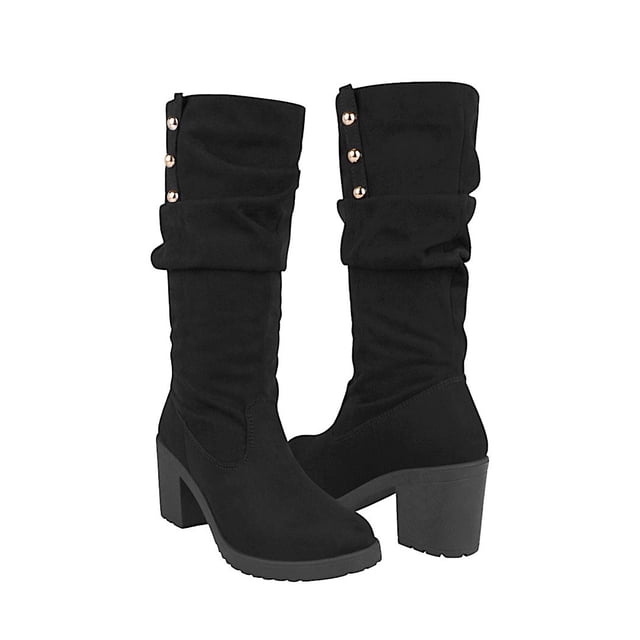 BOTAS DAMA STYLO 88-60 SUEDE NEGRO Stylo 88-60