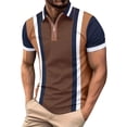 thumbnail image 1 of YDLCAFD Men's Shirt Casual Short Sleeve Button Down Lapel Suit for T Shirt Pocket Summer Fashion Solid Color Comfortable Top, 1 of 9