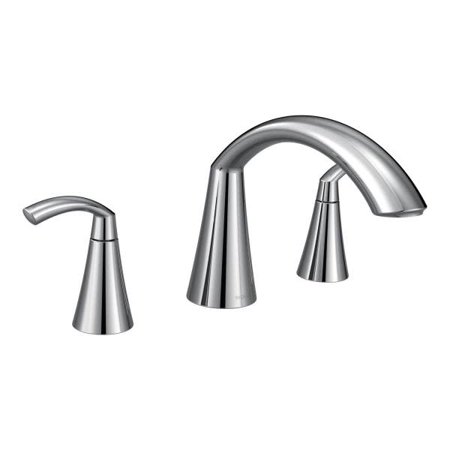 Moen T373 Glyde Deck Mounted Roman Tub Filler Trim Walmart Com