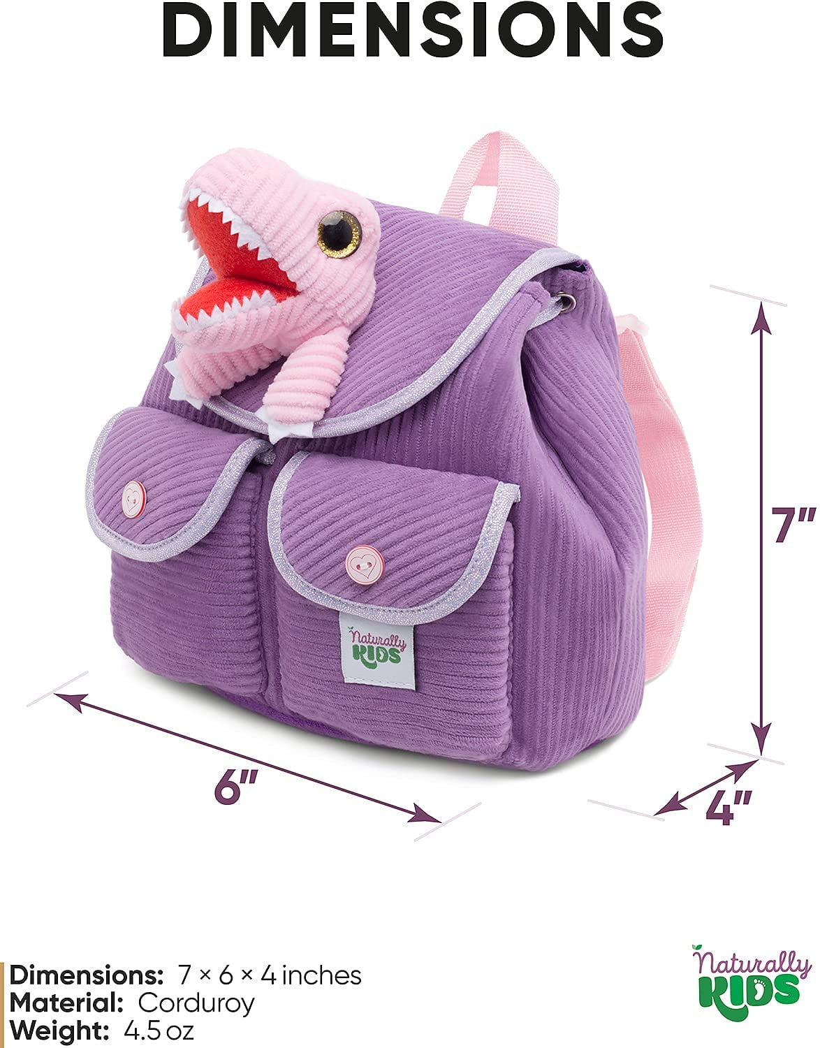 Kid's Dinosaur Triceratops Bag Add Name Customised Backpack Boy Girl Rucksack 
