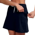 thumbnail image 3 of yunLCZ Pants for Women High Waisted Women's Fashionable Casual Sports Casual Skirt With Pocket Drawstring Solid Color Mid Waist Skirt Pants, 3 of 4