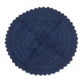 thumbnail image 1 of Alfombra de Baño Redonda de Crochet DII 70 cm Azul Francés, 1 of 8
