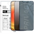 thumbnail image 1 of For iPhone 12 mini 11 Pro Max XS XR X SE 7 8 Ceramic Privacy Soft Film 2Pcs Ceramic Privacy Screen Protector (HD BLACK, for iphone 12/12Pro) HD BLACK for iphone 12/12Pro, 1 of 8