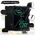 thumbnail image 5 of Richgv LCD Writing Tablet 12 Inch Electronic Graphics Tablet for Kids Preschool Toys for 3-7 Year Toddlers, Doodle Board Drawing Pad Black, 5 of 6