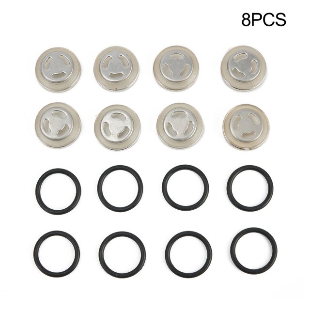 8 Pcs Réservoir de Maître-Cylindre de Frein de Moto 18mm Joint d'Objectif en Verre