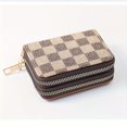 thumbnail image 2 of Double Zipper Credit Card Holder Bag, Trendy Card Short Wallet, Multi Card Slots Coin Purse, 2 of 6