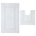 thumbnail image 2 of Fabstyles Basix Lot de 2 tapis de bain en coton réversible doux et absorbant, 2 of 4