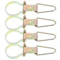 thumbnail image 1 of LIFKOME 4 Pcs Support d'Extincteur Mural Beige en Fer Triangulaire pour Rangement Sécurisé, 1 of 6
