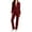 Burgundy, variant on Women's 2 Piece Outfit Casual Basic French Terry Zip Up Hoodie and Sweatpants Sweatsuit Tracksuit Set NEWTS01 Mauve XL