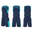 thumbnail image 2 of Zpanxa Ensembles d'Été pour Garçons Mode Décontractée Manches Courtes Col Rond avec Shorts Ensemble de Sport Respirant 11 Ans, 2 of 7