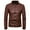 Brown, variant on XWSHYW Mens Coats Mens Winter Long-Sleeved Leather Motorcycle Jacket Zipper Coat Long Sleeve Hoodless Faux Leather Outwear Jackets