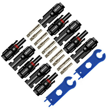 

BCLONG Solar Panel Cable Connectors Kit Male Female Connectors with Tool Spanner