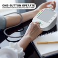 thumbnail image 3 of Tensiómetros, Monitor de Presión Arterial - Tensiómetro con Brazalete Grande de 8.7''-17.3'', Pantalla Grande, 2 Usuarios, 198 Memorias, Color Blanco, 3 of 5