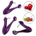 thumbnail image 1 of Juego de 3 deshuesadores de cerezas, herramienta para deshuesar aceitunas para quitar semillas de cerezas, deshuesadores de cerezas de plástico, deshuesadores multifuncionales para hacer mermelada de, 1 of 5