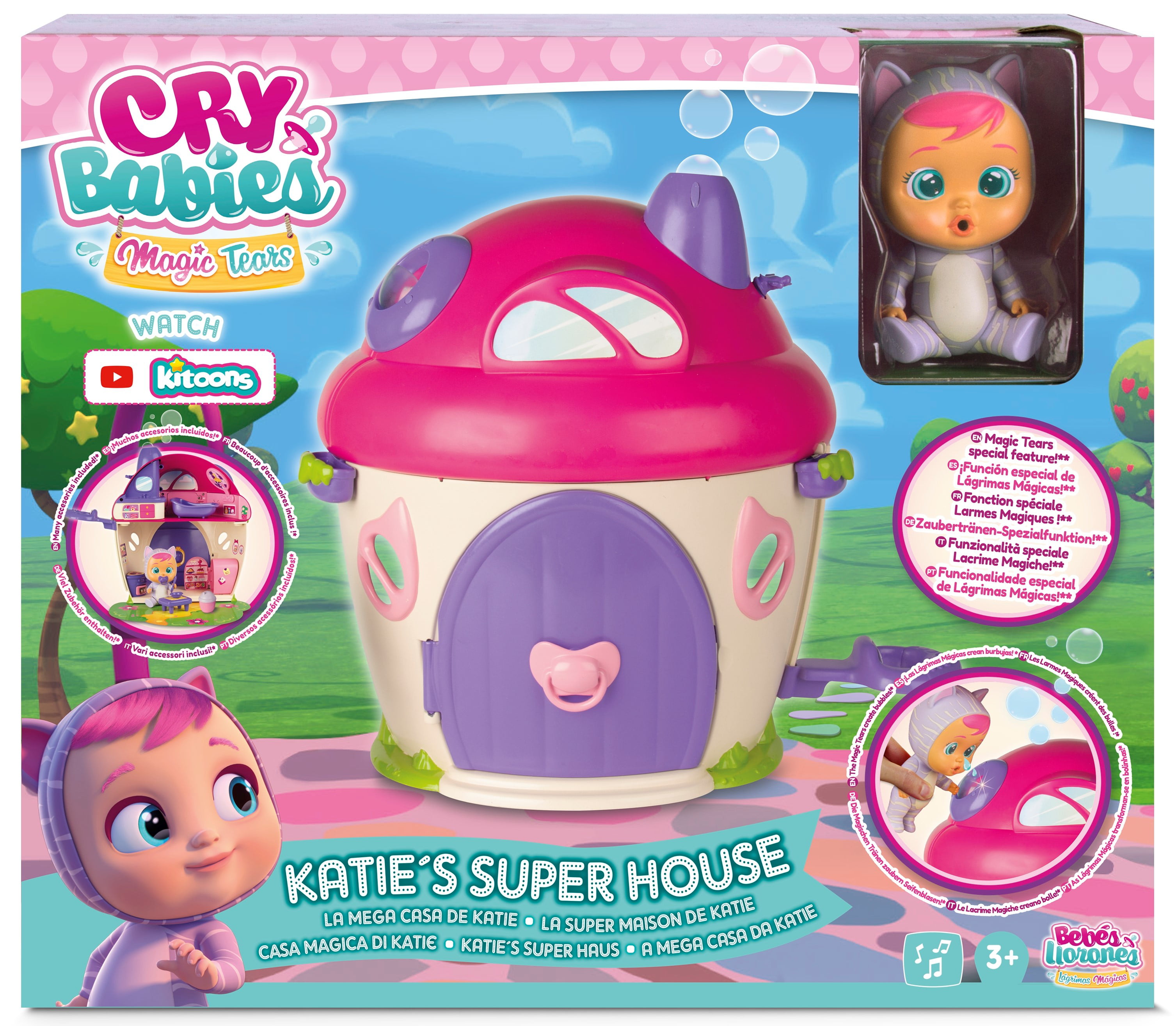 Cry Babies Magic Tears Katies House Playset Multi